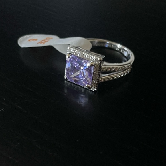 BP Lavender CZ Sterling Ring (RBP 2141) - Picture 12 of 12